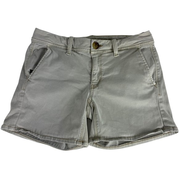 American Eagle Pants - American Eagle 2 Midi Shorts Super Stretch X Beige Casual